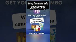 Weight loss by Natural Supplements in just 9 days | Forever C9 combo #weightloss #flp #shorts