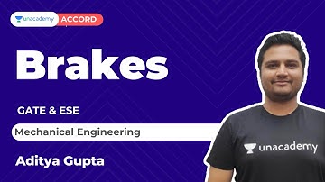 Brakes | GATE & ESE | Mechanical Engineering | Aditya Gupta