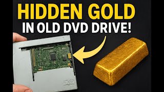 Hidden Gold Inside an Old DVD Drive! | E-Waste Treasure Hunt