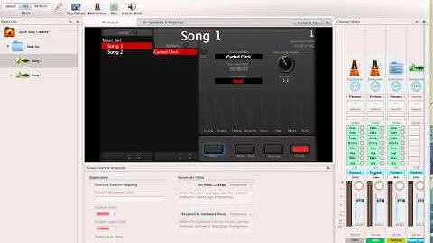 Mainstage Tips for Worship Loops: #1 - Quickly create songs with click track & cues