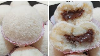 كرات الثلج أو حلوى رفايلو بمكونات بسيطة طعمها رهيب حلويات العيد