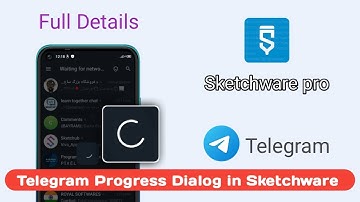 How to create Telegram Progress Dialog in Sketchware Pro