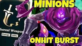 ON HIT BORK MALZAHAR MINIONS! - Ethereal Weapon - (NASTY) 2v2v2v2 Arenas