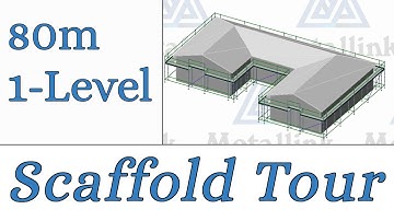 Scaffold 80m Tour, Ringlock Modular Scaffolding for Sale