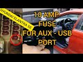 SO FINDEN SIE DIE AUX USB PORT SICHERUNG DIY 2017 HYUNDAI ELANTRA SE