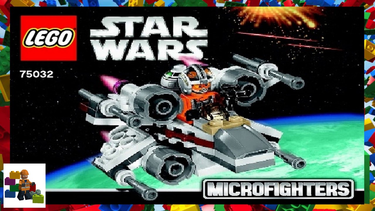 LEGO instructions Star - 75032 - X-Wing Fighter - YouTube