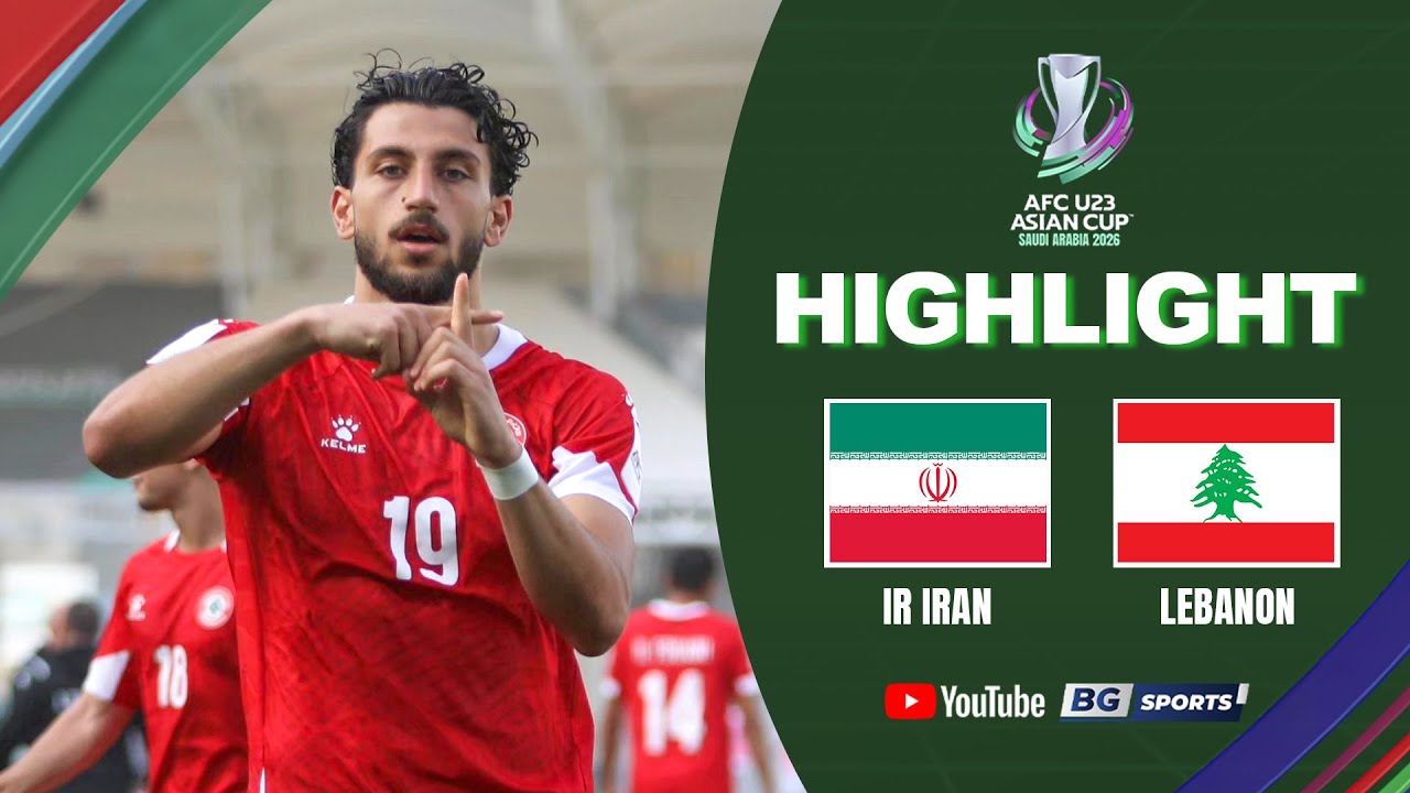 HIGHLIGHTS : IR IRAN U23 vs LEBANON U23 | AFC U23 Asian Cup - Group C | 13.01.26