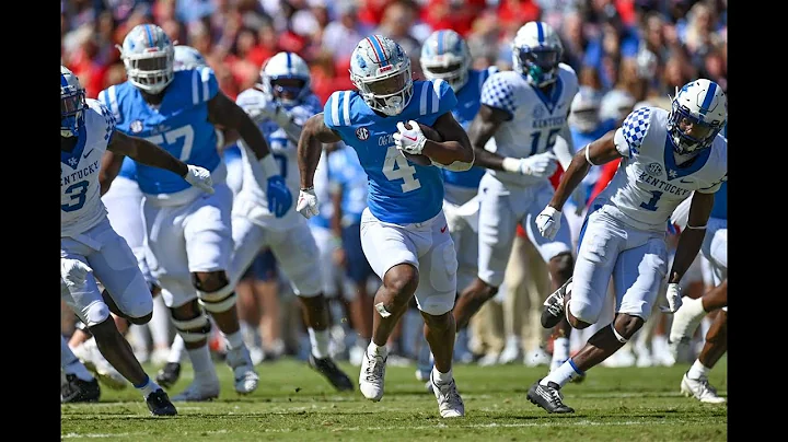 Quinshon Judkins and Zach Evans vs Kentucky | Ole ...