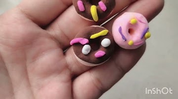 Little Clay Donuts🍩 | Easy Craft for Everyone #craftideas #shorts 