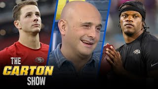 49ers face Ravens on Christmas day, trust Lamar Jackson or Brock Purdy more? | NFL | THE CARTON SHOW