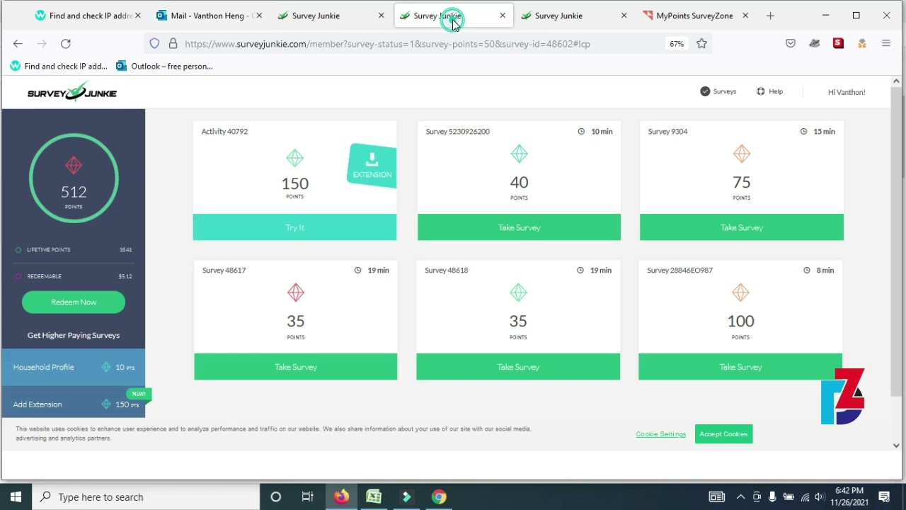 Survey Junkie Bank Withdraw