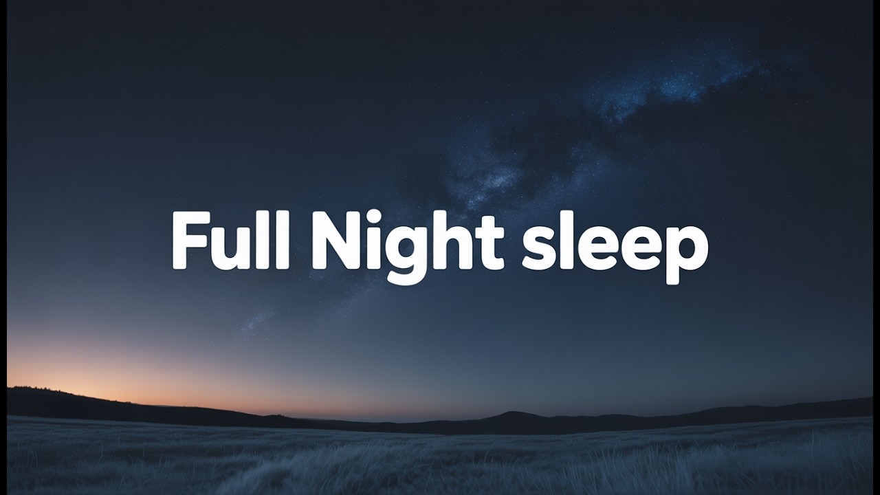 Deep Sleep Music • Full Night Rest | Relaxing Music