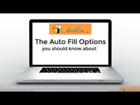 The Auto Fill Options you should know about in Excel