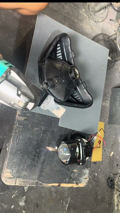 Fitting biled ke headlamp mio sporty #miomirza #miosporty #mioamore #yamahamiosporty