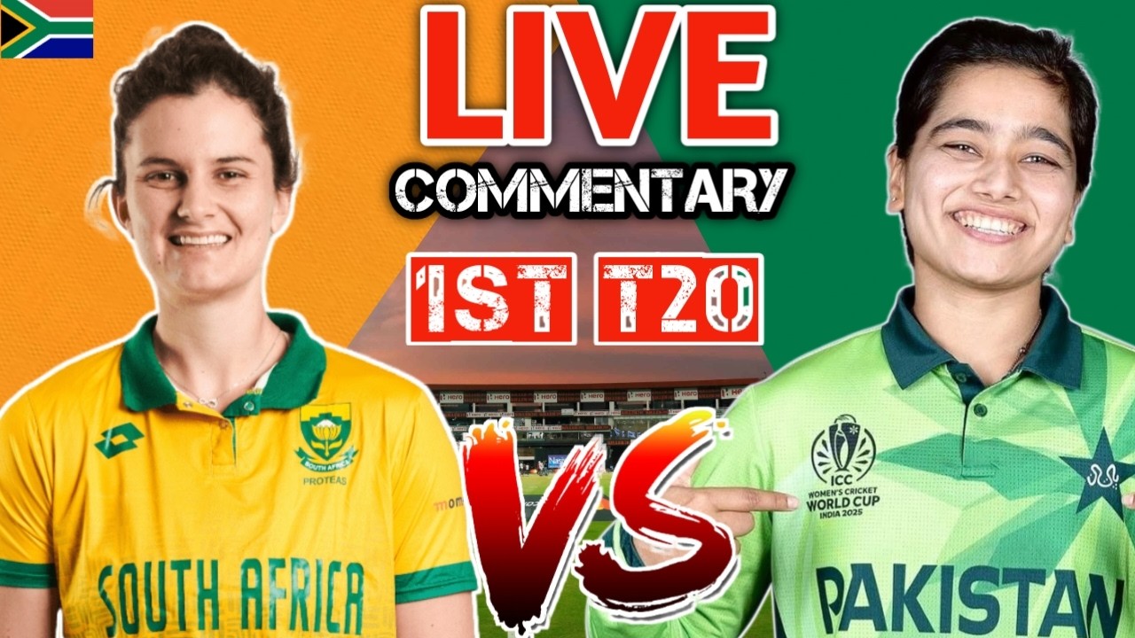 Pakistan Women vs South Africa Women 1st T20 2026 live | Live Cricket Score & Commentary
