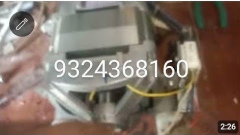 IFB washing machine front load motor check