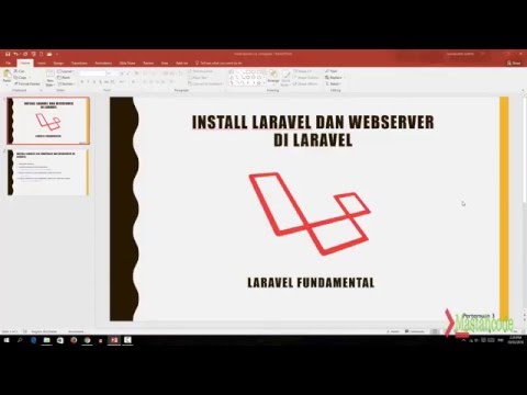 Cara Instal Laravel Dengan Composer  