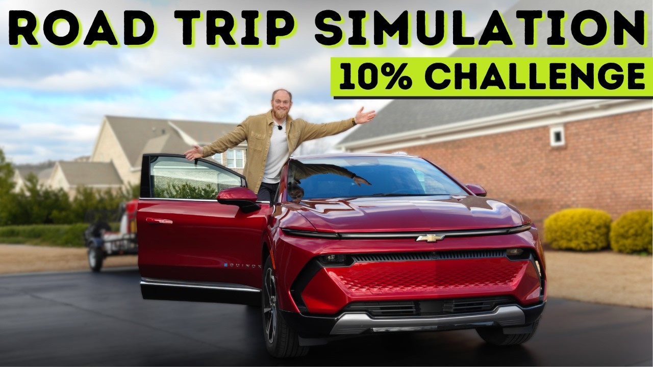 Chevrolet Equinox EV FWD 2025 года — это прожорливый зверь! 10%-ное испытание: симуляция автопуте...