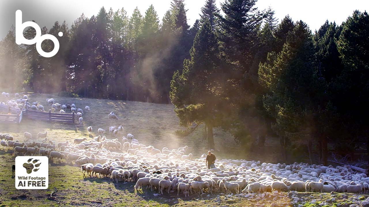 Волки, собаки и пастух: решающая битва за стадо | Природа | Выживание | Хищник
