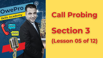 Call Probing: Section 3 (Lesson 05 of 12)