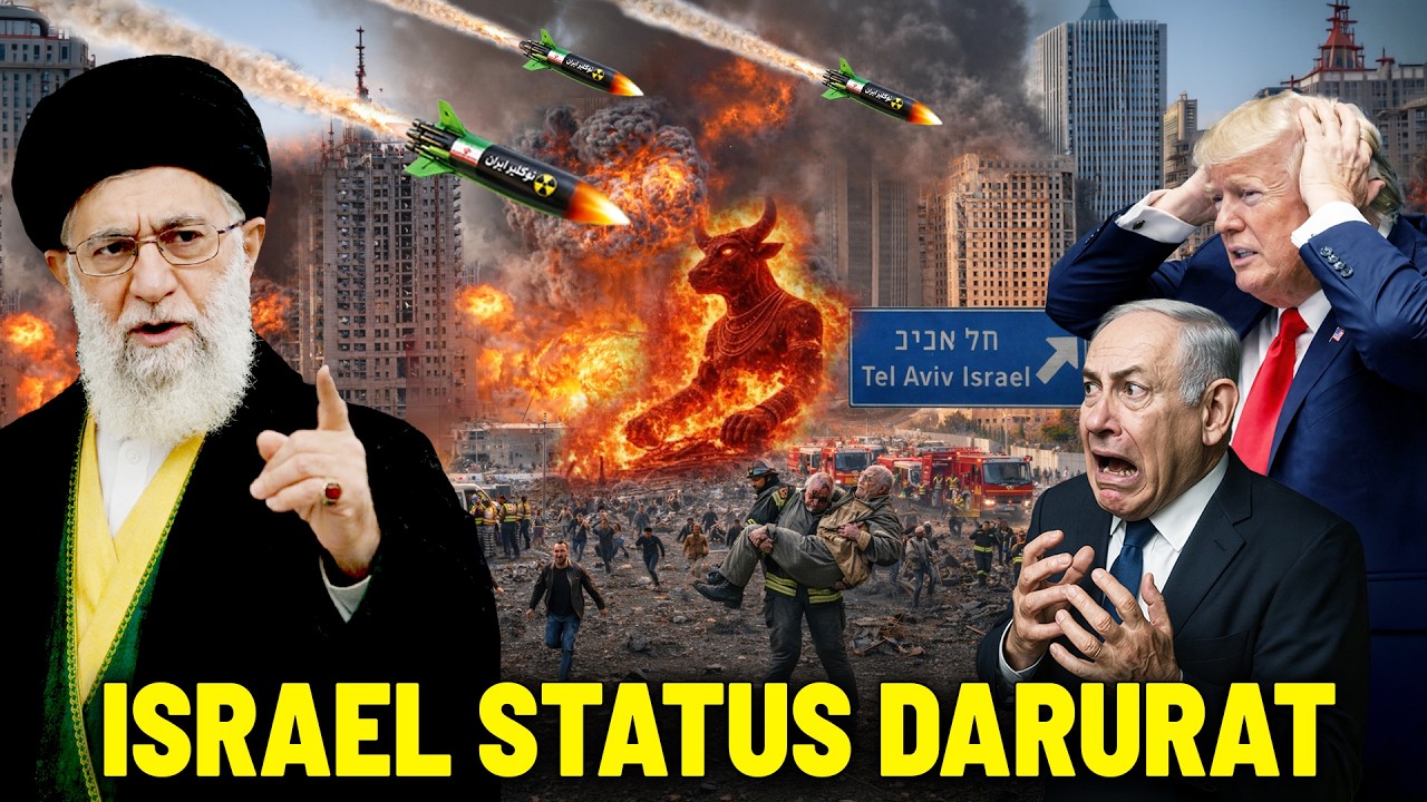 SERANGAN RUDAL KIAMAT IRAN KE-ISRAEL!?  Netanyahu Desak Trump Serang Iran, Tel Aviv Membara