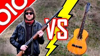 РУЖЬЁ против Гитары.  Что будет если оружие vs Гитара? Серия 2  #olo