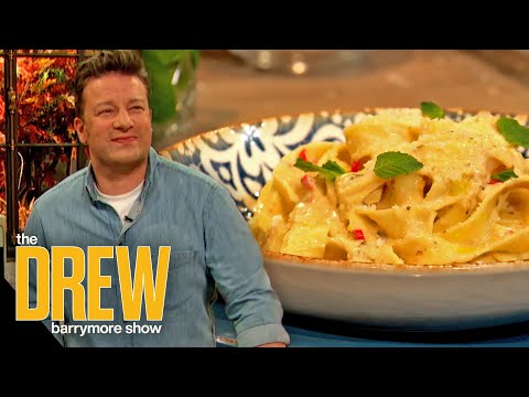 Jamie Oliver Shows Drew How to Make \