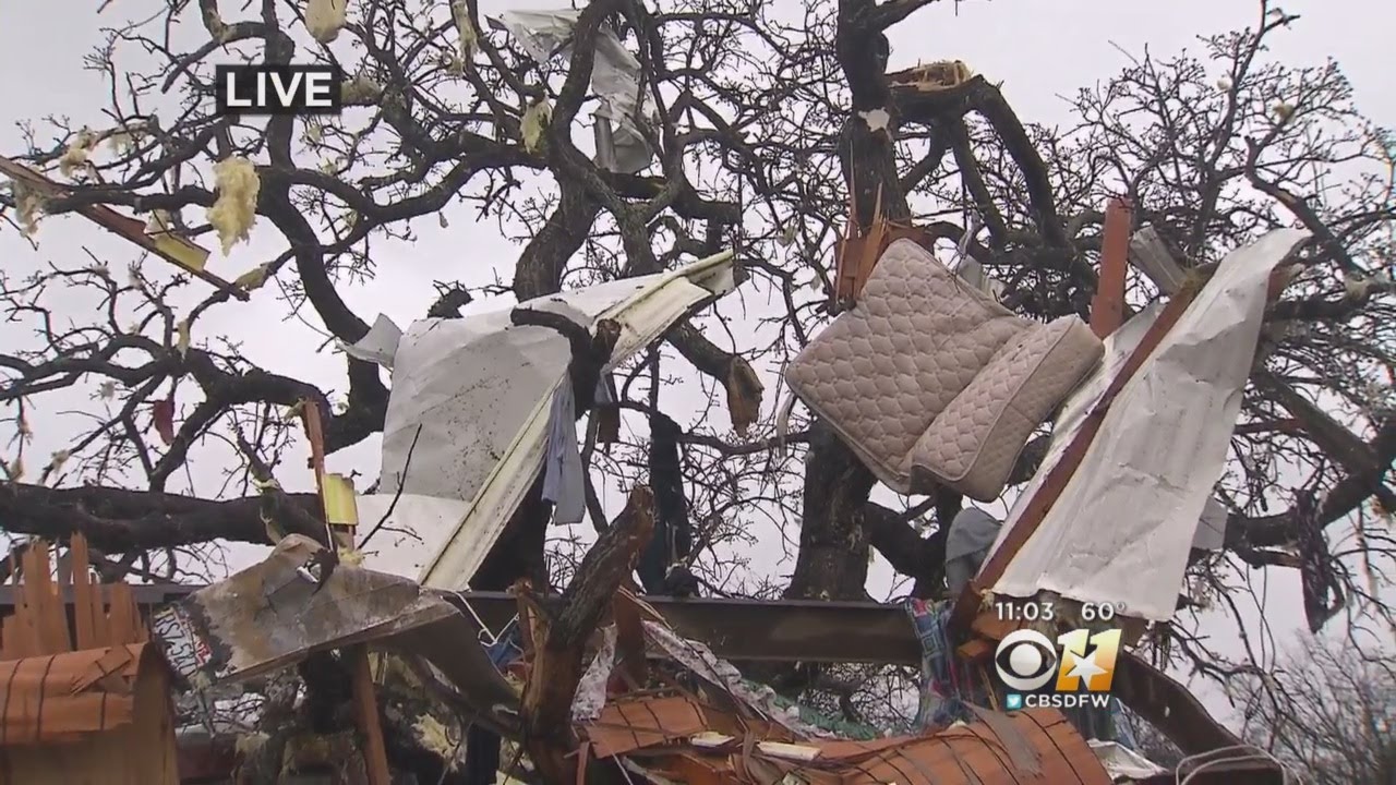 Tolar Residents Start Cleaning Up After Tornado - YouTube