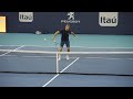 Roger Federer Practice Session (Court Level View) 60FPS HD Miami Open 2019