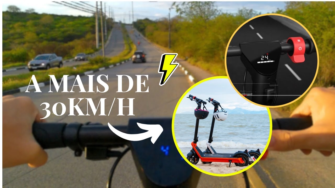 PATINETE ELÉTRICO X9 PLUS DA KIXIN--HX-MOTUS — Indo para a piscina no SEST-SENAT Caruaru