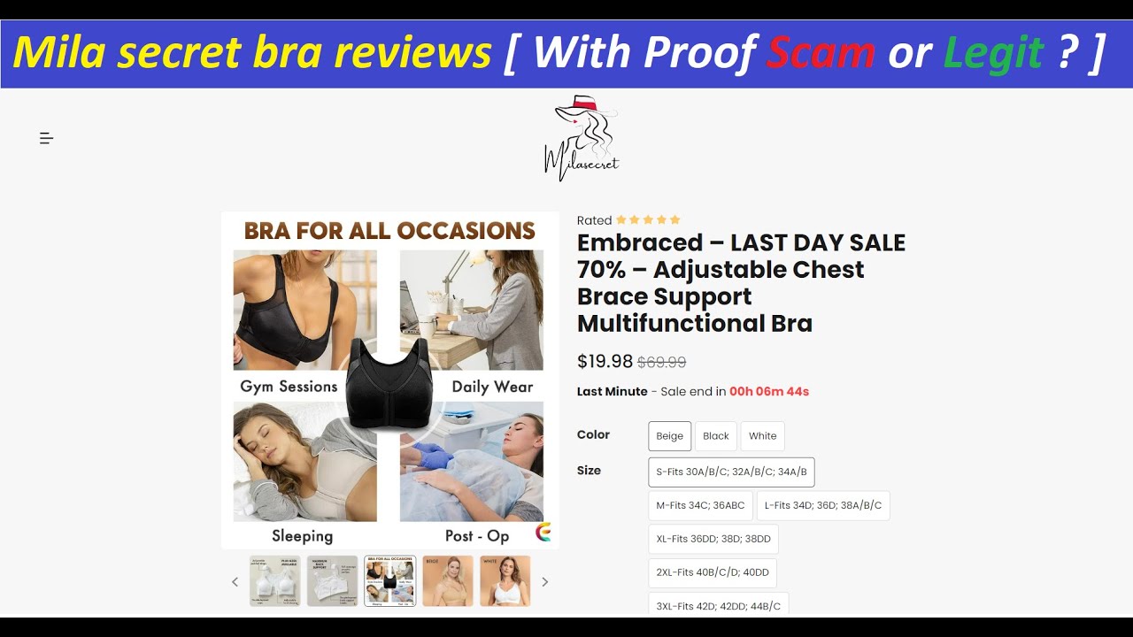 Mila secret bra reviews [ With Proof Scam or Legit ?Milasecret