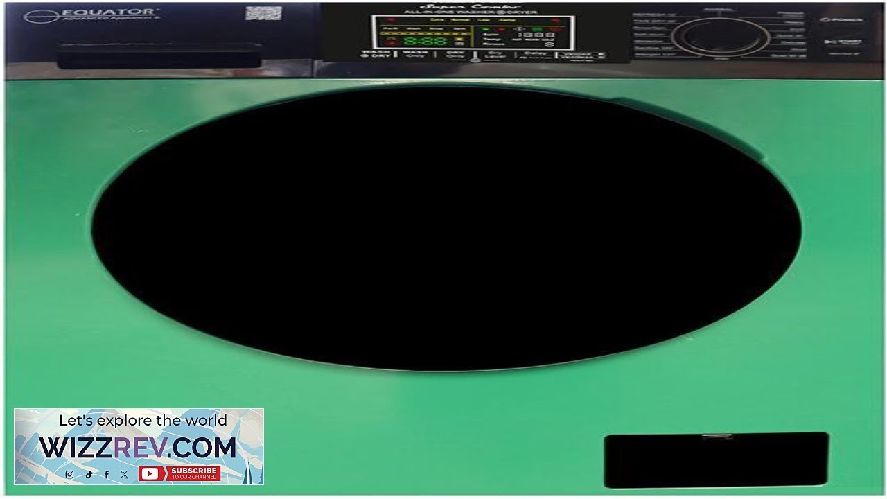 Equator 24'' Washer Dryer Combo 10 Wash Cycles 1400 RPM 1.9 cu. ft.