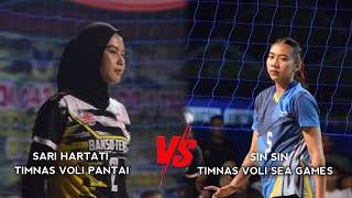 GRAND FINAL DUEL PEMAIN TIMNAS SINSIN HADAPI SARI HARTATI | BTS VS PUTRI KEMBAR