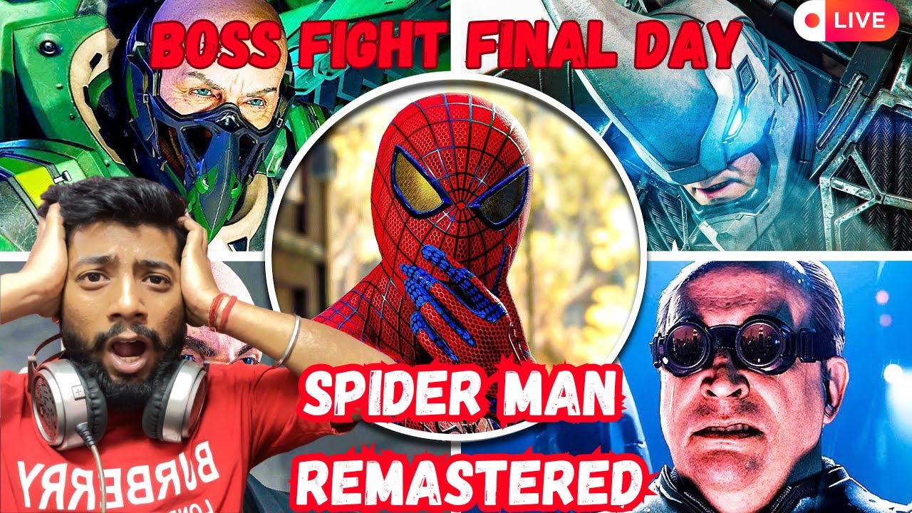 SPIDER-MAN REMASTERED BOSS FIGHT PC Gameplay Walkthrough | 