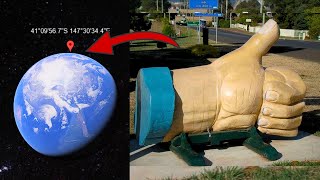 OMG! Discover the Mysterious Big Thumbs Up on Google Earth!