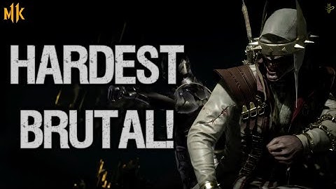 This is the HARDEST Brutality For Noob Saibot To Hit!