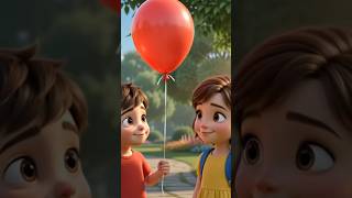 The Red Balloon 🎈 | A Heartwarming Story for Kids | Kids Moral Story #shorts