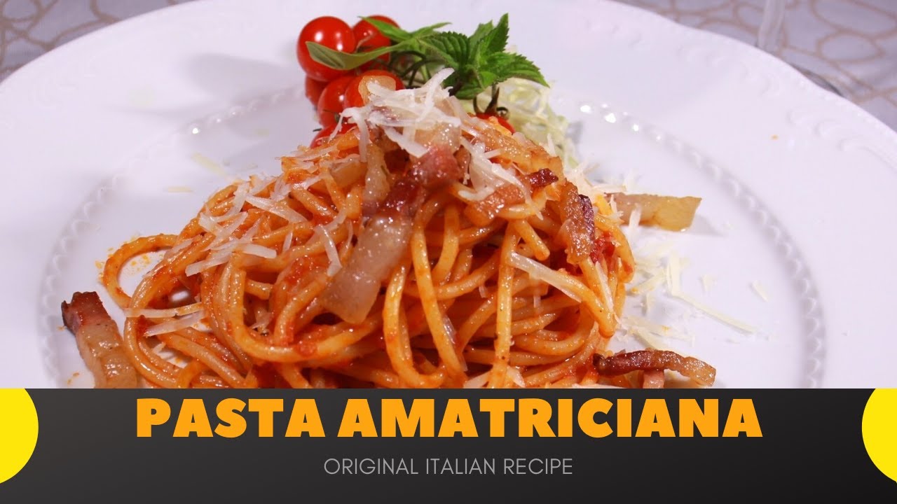 Amatriciana Recipe Pasta Amatriciana YouTube