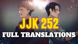 JJK 252: FULL TRANSLATIONS | Jujutsu Kaisen