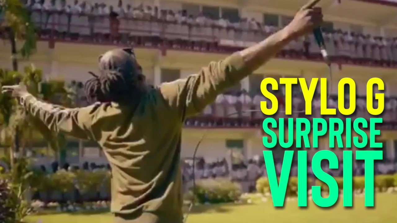 Stylo G Suprise Performance at Queens High School in Jamaica