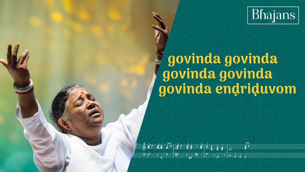 GOVINDA GOVINDA  BHAJAN  AMMA  AMRITA LIVE