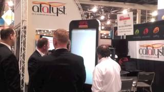 Giant Interactive Touch Phone by Vizidef Display Technology