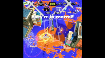 most intense splat zones comeback in #splatoon3 #shorts