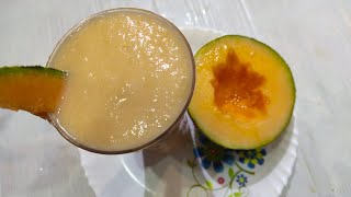 ತಂಪು ತಂಪಾದ ಕರ್ಬುಜ ಹಣ್ಣಿನ ಮಿಲ್ಕ್ ಶೇಕ್ ## Musk Melon Milk Shake In Kannada