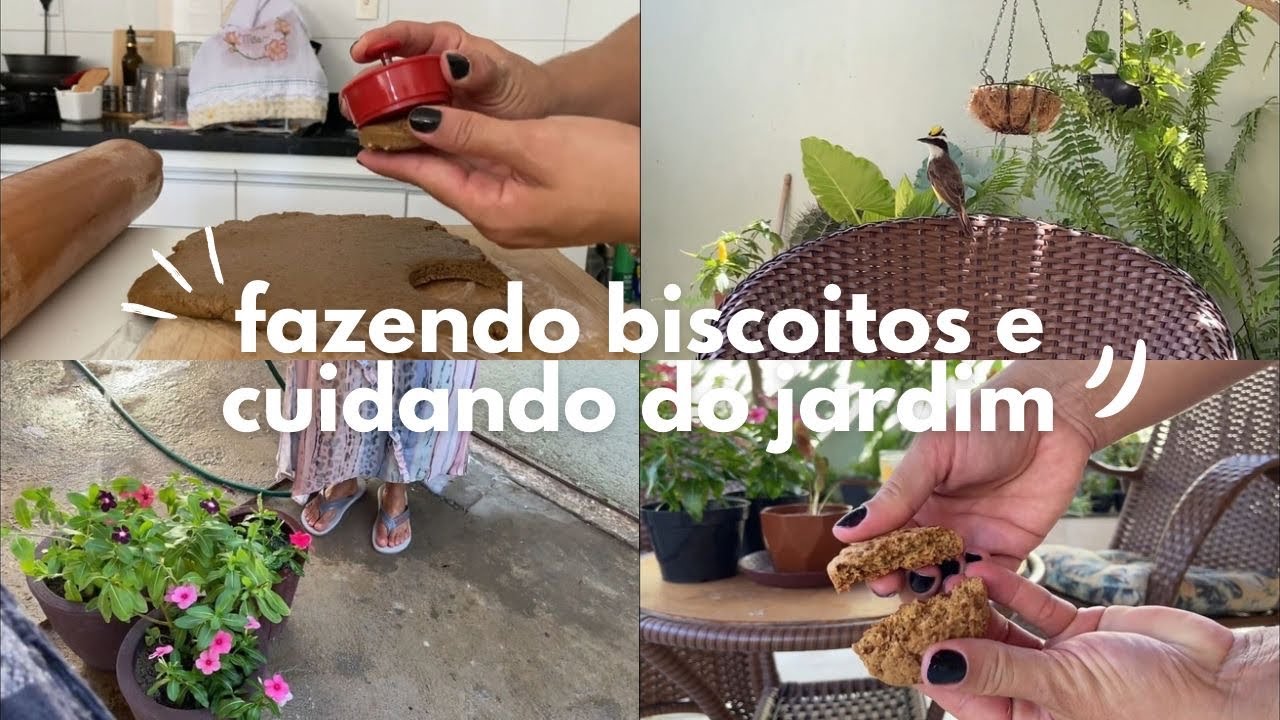 Biscoitos e jardinagem 