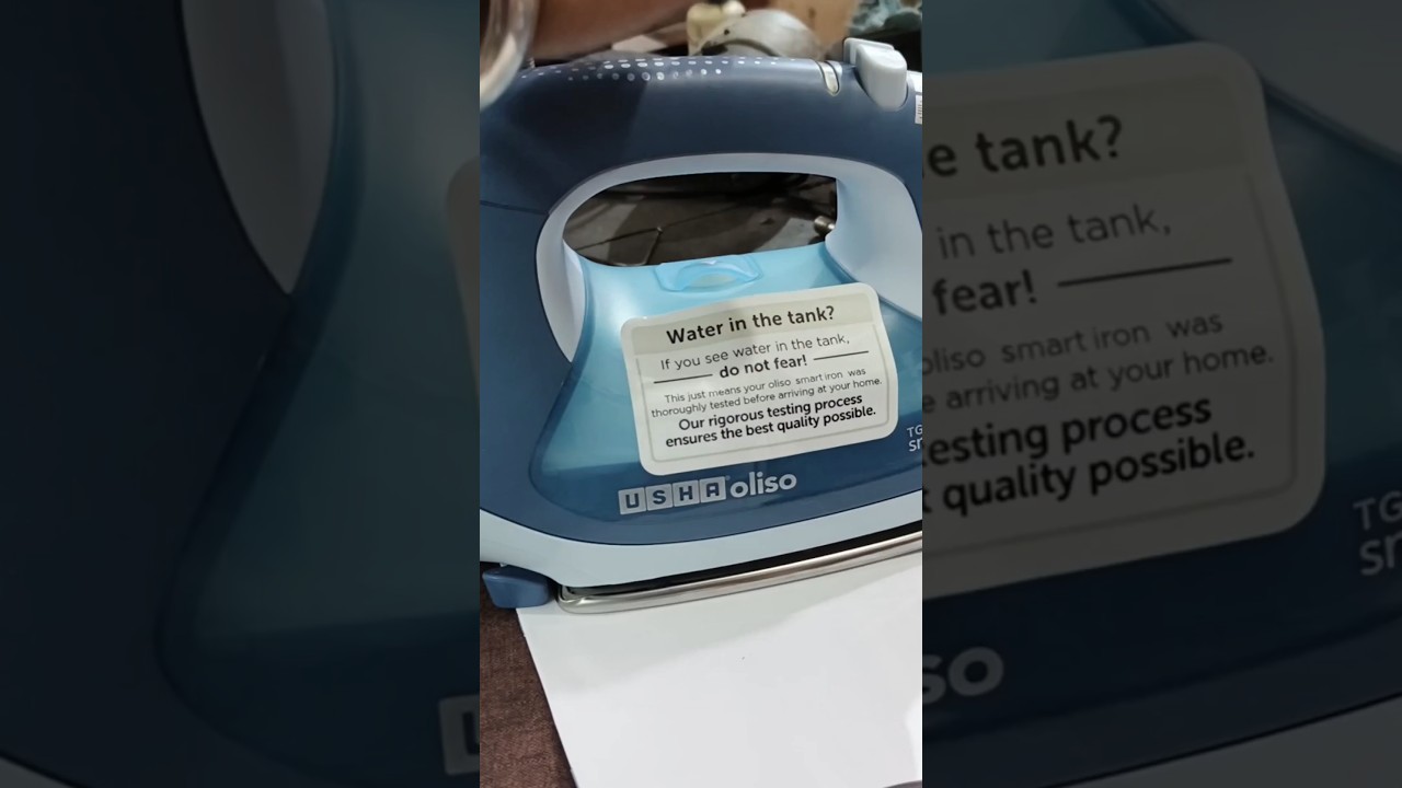 Usha oliso smart iron demo 