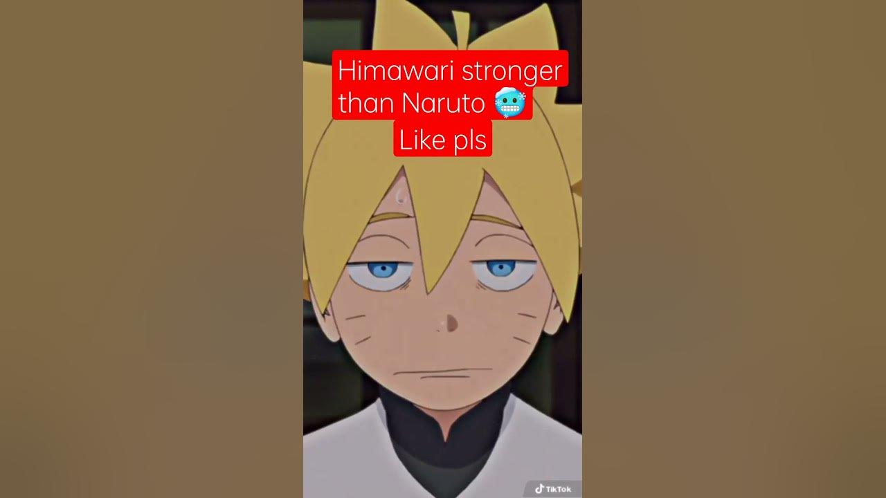 Himawari stronger than Naruto 🥶 short youtubeshort naruto himawari boruto YouTube