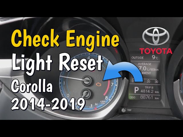 2003 Toyota Corolla Check Engine Light Reset | Decoratingspecial.com