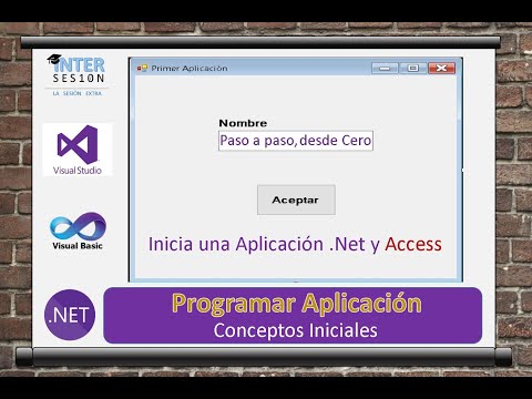 Visual Basic .NET #1 Conceptos Iniciales, Primeras Instrucciones. Aplicación de Escritorio