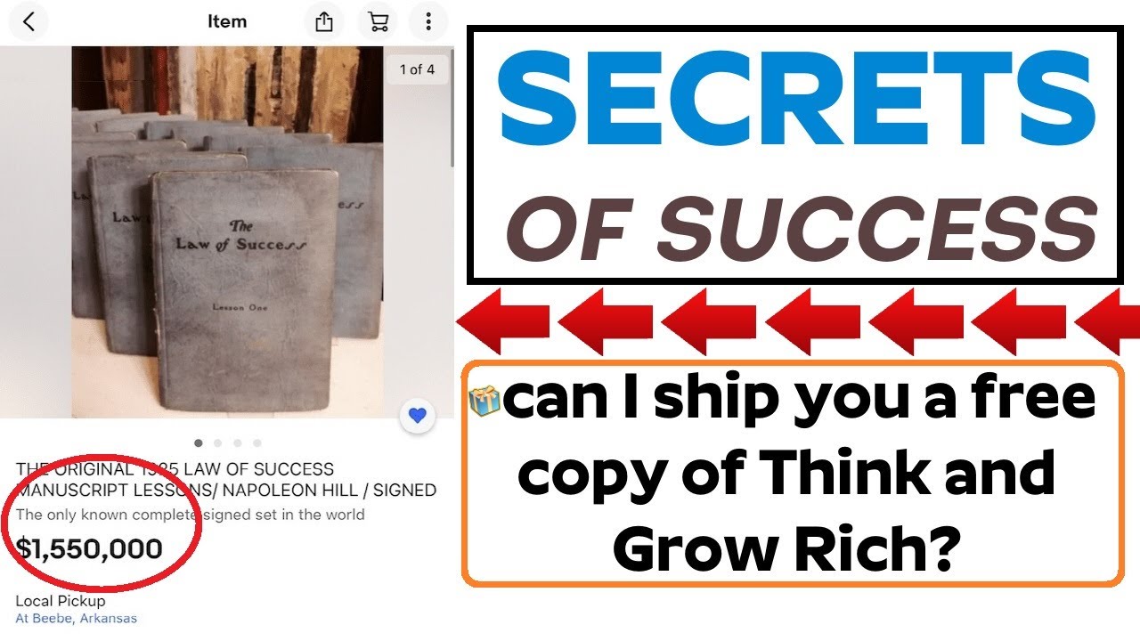 Secrets of Success Review - So... can I ship you a free copy of Think and Grow Rich?